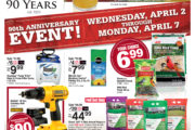 90TH ANNIVERSARY EVENT @ SNEADES ACE HOME CENTER
