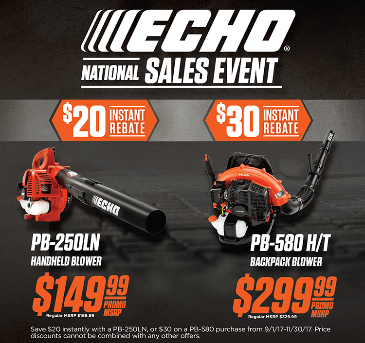 Echo Fall National Sales Event Featured Sneades Ace Home Centers