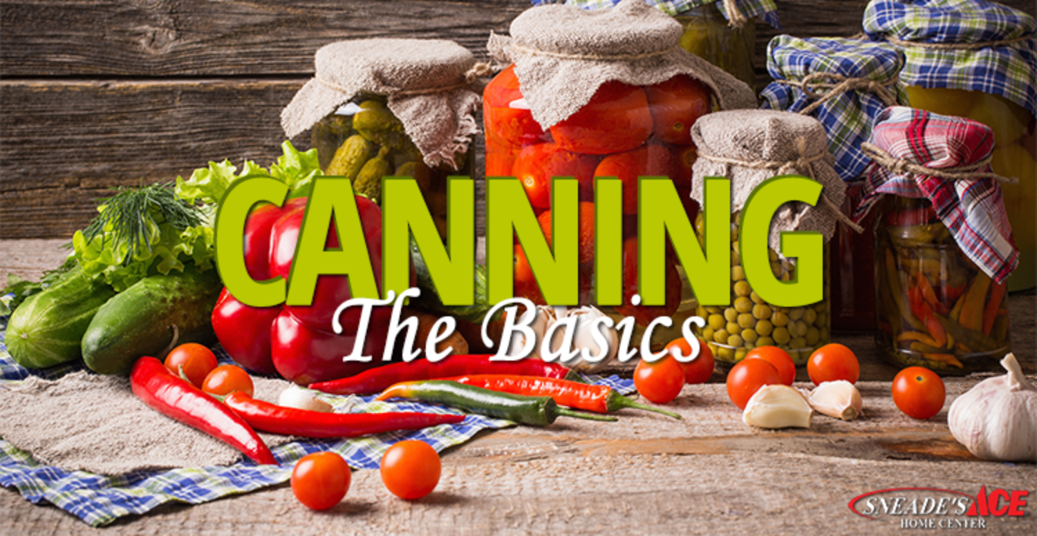 Canning, The Basics