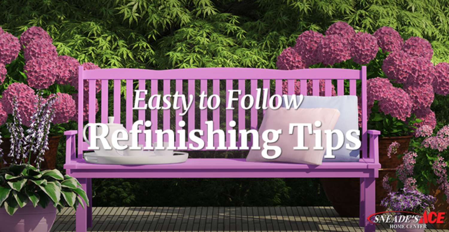 Easy to Follow Furniture Refinishing Tips
