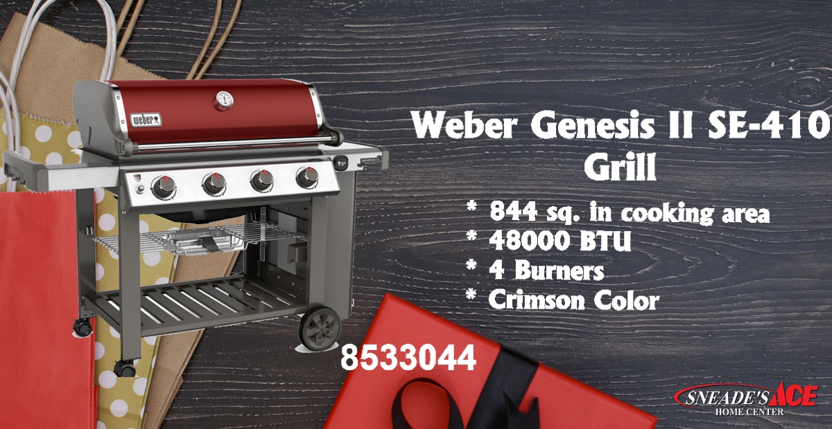 Black Friday Weber Genesis Facebook image Sneades Ace Home Centers