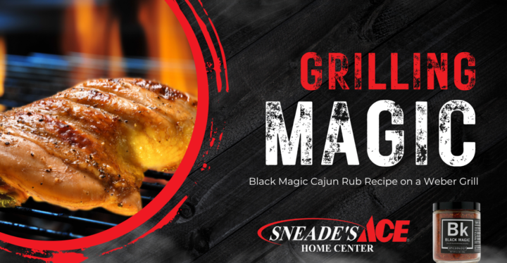 Grilling Magic: Black Magic Cajun Rub Recipe on a Weber Grill
